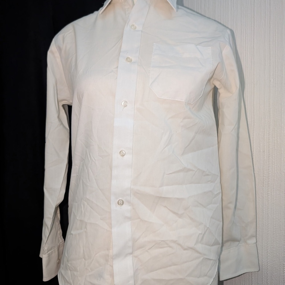 Michael James Cream Dress Shirt